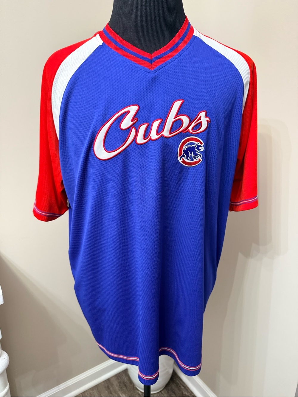 Chicago Cubs 2012/13 MLB True Fan Pullover Jersey VF Imagewear Size XL Mens